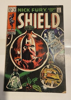 Nick Fury, Agent of Shield #10 (Marvel Comics March 1969) Low Grade