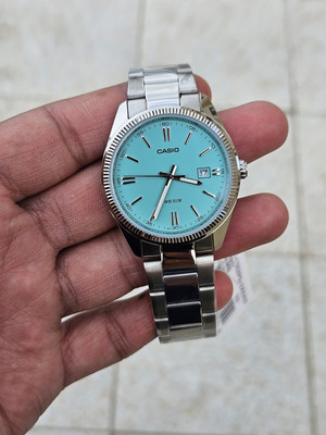 “Casio MTP-1302PD Light Blue Dial – Classic Men’s Stainless Steel LIMITED  STOCK