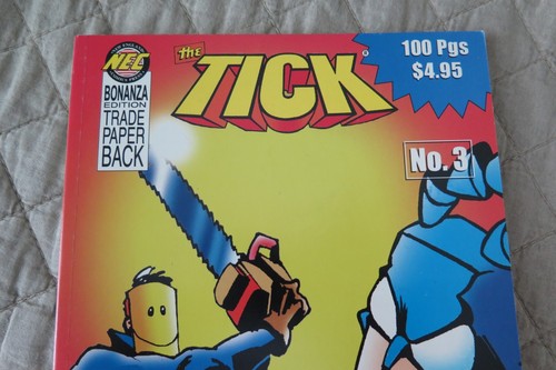 THE TICK BONANZA 3 TPB NEC NEW ENGLAND COMICS VERY RARE OOP - Picture 2 of 7