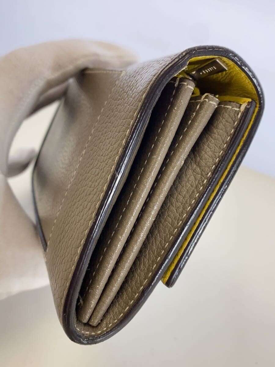 CELINE◆Large flap multi-function/long wallet/leat… - image 8