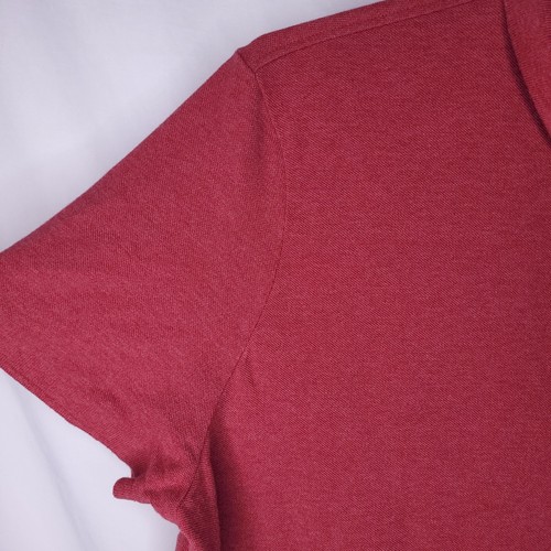 Ralph Lauren Polo Shirt Mens XXL Red, Navy Pony Slim Fit Cotton - Picture 3 of 11