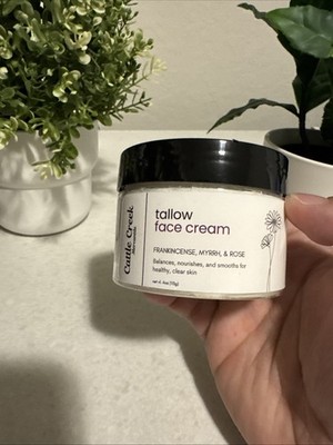 Cattle Creek Tallow Face Cream Natural Moisturizer Anti Aging Skin Care - NEW