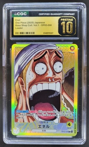 2025 ONE PIECE JP ENEL LEADER OP05-098 CGC 10 PRISTINE Z PT