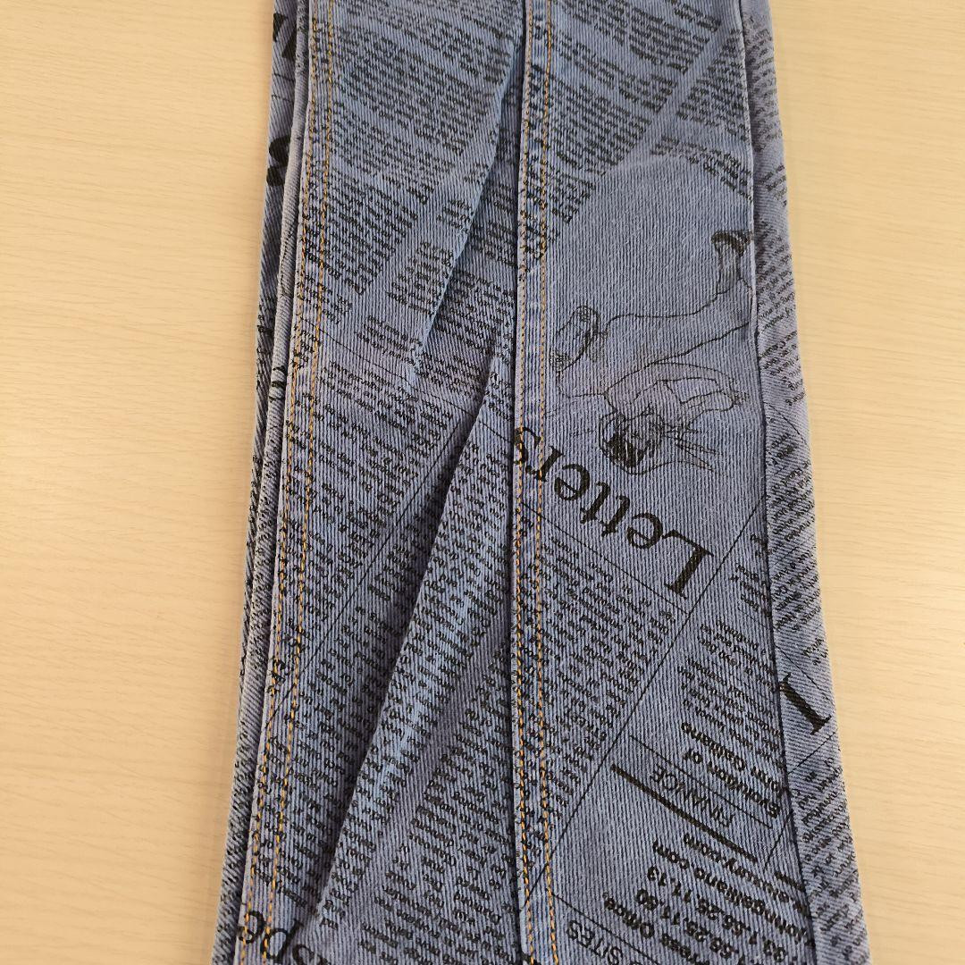 john galliano ニュースペーパー柄　ストレッチデニムジャケット　XL John Galliano Newspaper Print Denim Men's | eBay