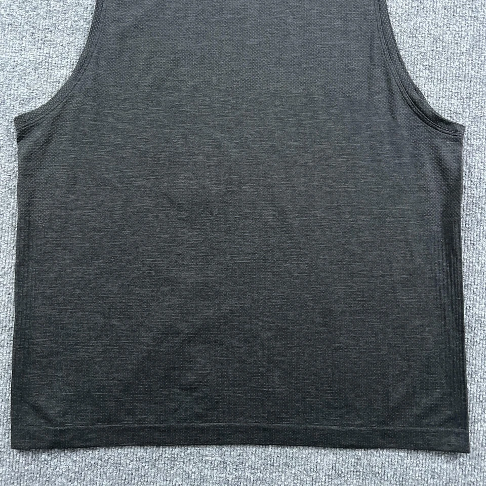 Camisa Lululemon Para Hombres Gris Mediana Metal Vent Tech Camiseta sin Mangas Entrenamiento Atlético Gimnasio Foto 3 de 4