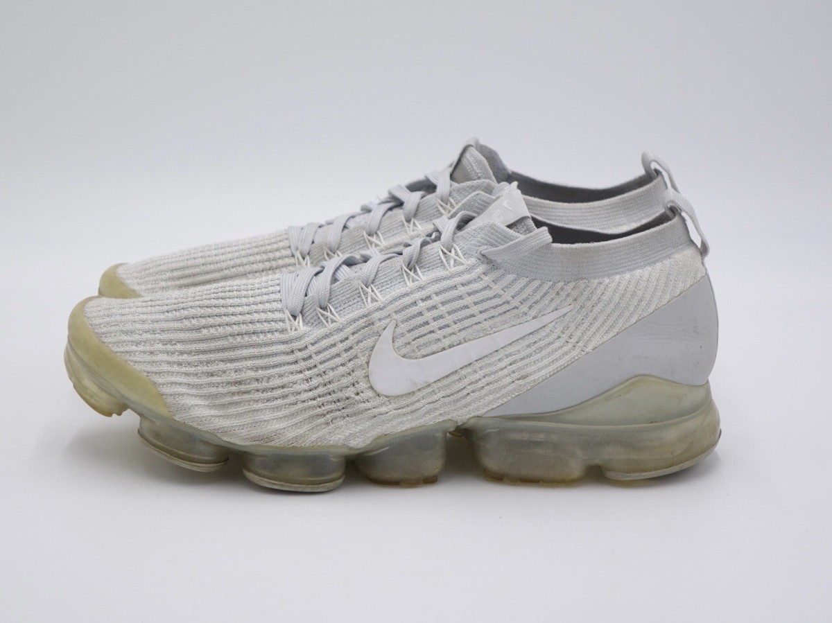 Size 12 - Nike Air VaporMax Flyknit 3 White Pure Platinum