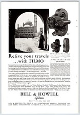Bell  Howell Filmo 70-D 70-A  75, FilmoMovie Camera Vintage 1929 Print Ad