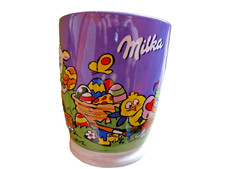 MILKA Kinder Becher Tasse  OSTERBECHER Osterhase lila Sammeltasse Edition No.8