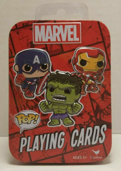 marvel pop playing cards characters