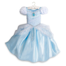 NEW Disney Store Princess Cinderella Costume Dress Sz 7/8