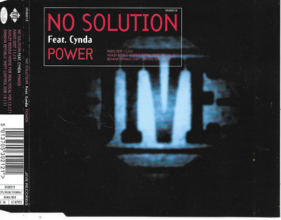 NO SOLUTION ft CYNDA - Power CDM 3TR Italo Eurodance 1999 (JIVE) Benelux