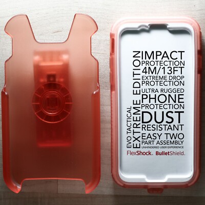Peach Tech21 EVO Tactical EXTREME EDITION iPhone 7 Case and Holster Drop Protect