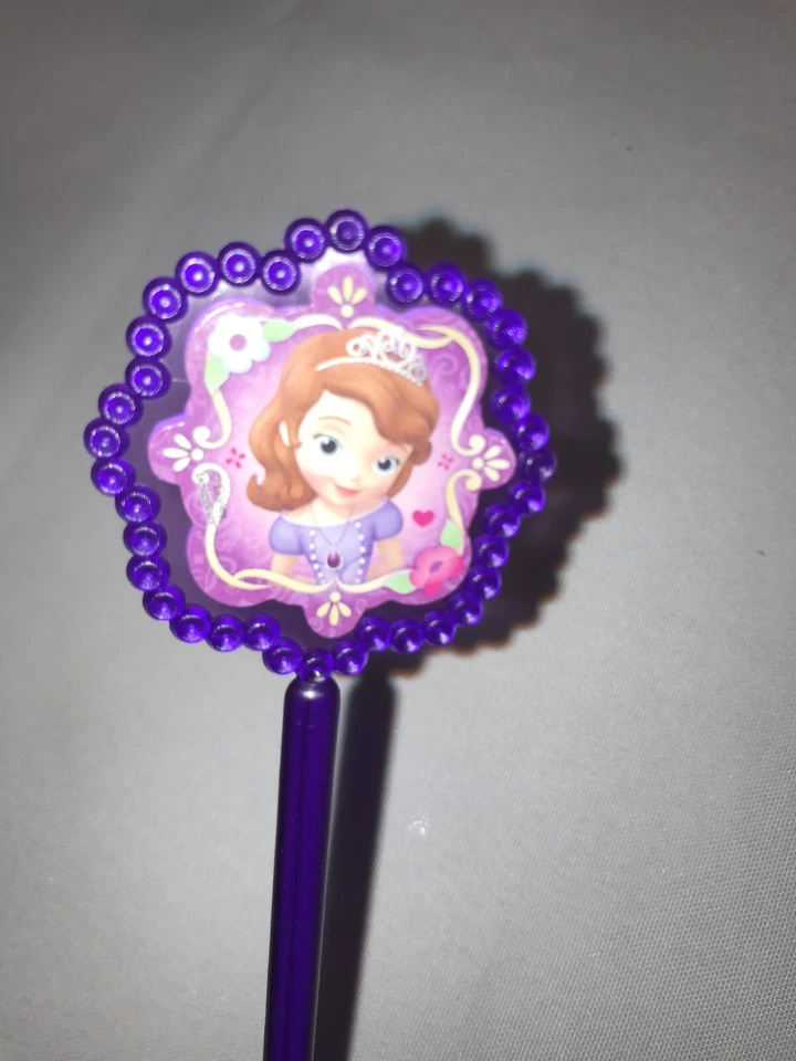 48 SOFIA THE FIRST Wand Cupcake Toppers Birthday Party Favors Shower Decoration - Image 3 of 4
