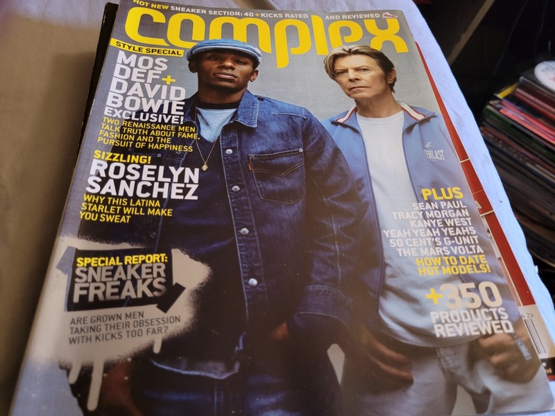 COMPLEX magazine Mos Def David Bowie Roselyn Sanchez Sean Paul Kanye West G-Unit