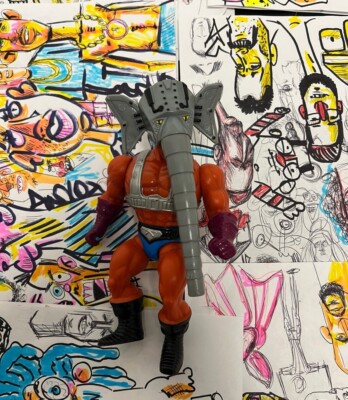 Vtg Masters of the Universe 1985 SNOUT SPOUT Vintage He-man elephant motu Loose