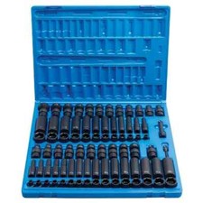 Grey Pneumatic 1281 81-piece 38 Drive Impact Sae Metric Master Impact Socket
