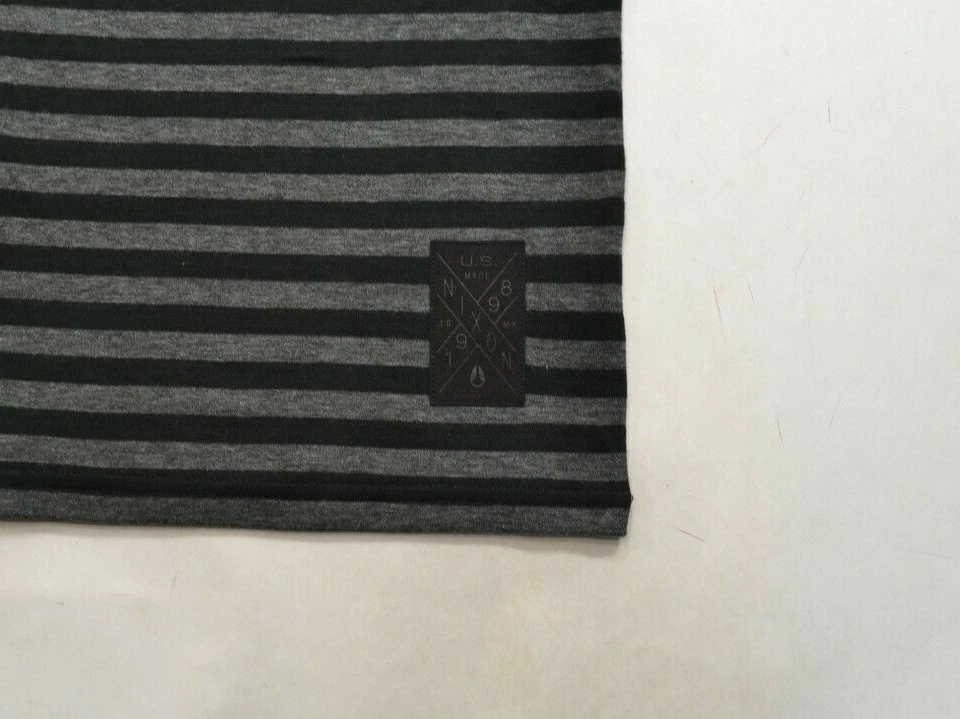 Nixon JAILHOUSE TANK All Black Charcoal Heather Gray Men's Tank Top - Image 3 of 3