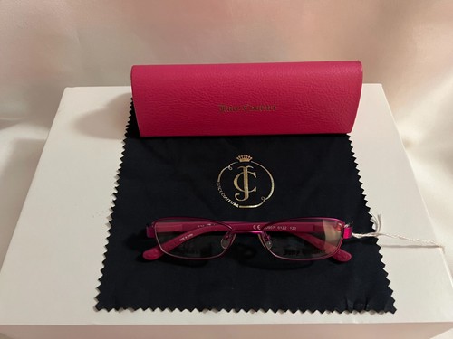 JUICY COUTURE JU907 01Z2 Pink Girls Kids Oval Full Rim Eyeglasses 45-15-120 B:24 - Picture 2 of 3