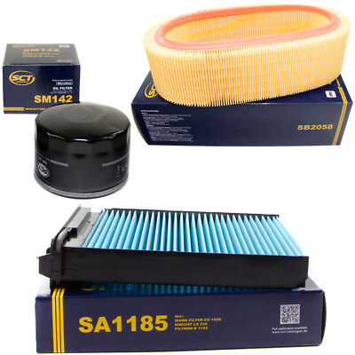 Inspektionspaket Filterset SCT für Dacia Logan Sandero Renault Clio II 1.4 1.6