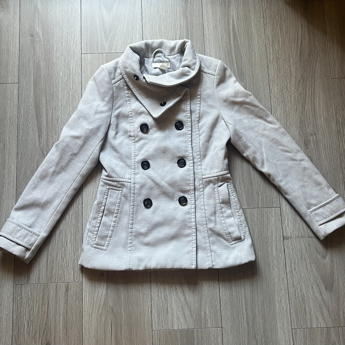 H&m Winter Jacket Size H&M Outerwear Button Up Winter Jacket