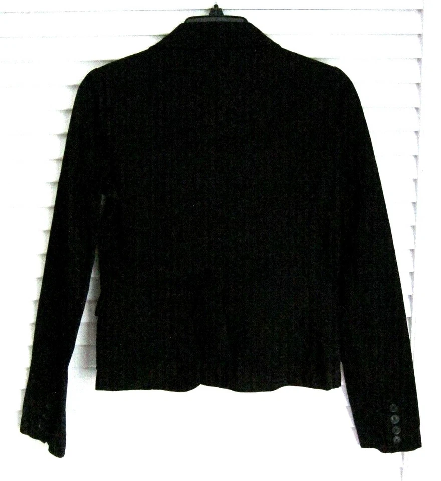 Chaqueta Blazer de Algodón Jeans Juicy Couture Vintage Y2K Principios de la década de 2000 en Negro talla S Foto 2 de 3