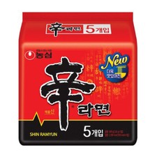 Nongshim Shin Ramyun/Ramen Spicy Hot Noodle Soup 5 Pcs / Korean Food