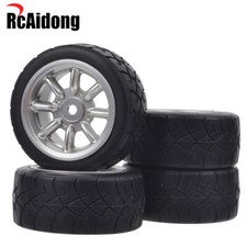 RC Soft Tires w/ Aluminum Wheels for 1/10 M-Chassis Tamiya M05 MB01 M-06Pro SW01