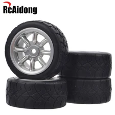 RC Soft Tires w/ Aluminum Wheels for 1/10 M-Chassis Tamiya M05 MB01 M-06Pro SW01