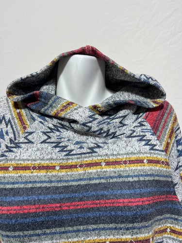Brooklyn Cloth Men's Large Western Hoodie Aztec Print - Picture 2 of 6