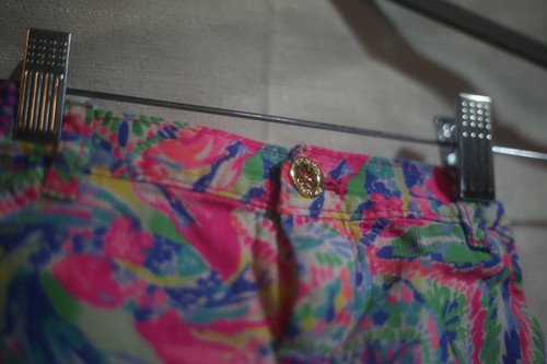 Lilly Pulitzer Girls Size 6 Shorts Pink Multicolor Preppy Summer Casual - Picture 3 of 6