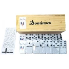 Puerto Rico Flag &  Rooster Double Six Domino Regular Size * Free Ship Boricua