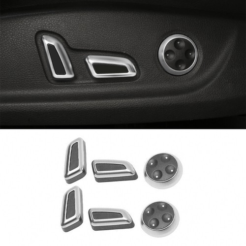 Ajuste de asiento eléctrico plateado mate para Audi A4 A5 2009-2016 6* - Imagen 1 de 10