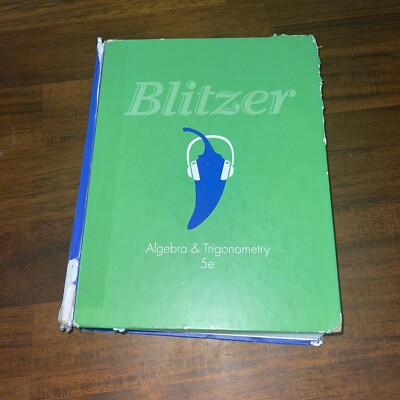 Algebra and Trigonometry by Robert F. Blitzer (2012, Hardcover)