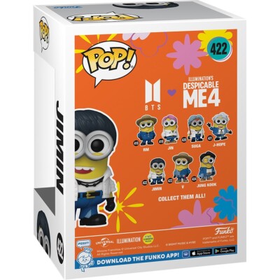 FUNKO Pop BTS x Despicable Me 4 Minion Jimin Vinyl Figure #422 | eBay