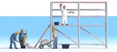 Maurer Mit Scaffold Oo / Ho Spur Noch 15054