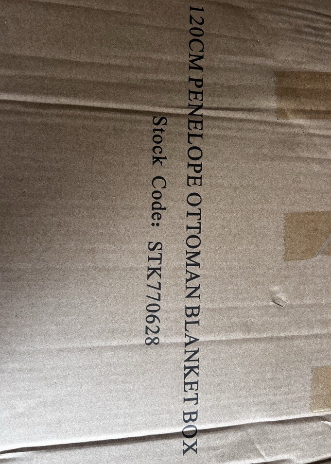 Benson For Beds Ottoman Blanket Box STK770628 In Oyster eBay