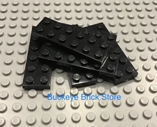 LEGO Lot of 6 2x6  Black Plate 4483 10040 6285 8135 8860 10018 70810 3442