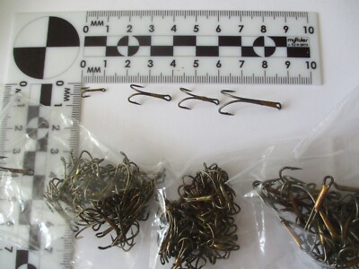 Partridge R1A double hooks limerick bend size 6s x 50 bronze salmon or trout