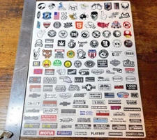 137 stickers! 1/10 1/8 RC Sticker Bomb Decal Sheet - Traxxas Arrma Losi axial