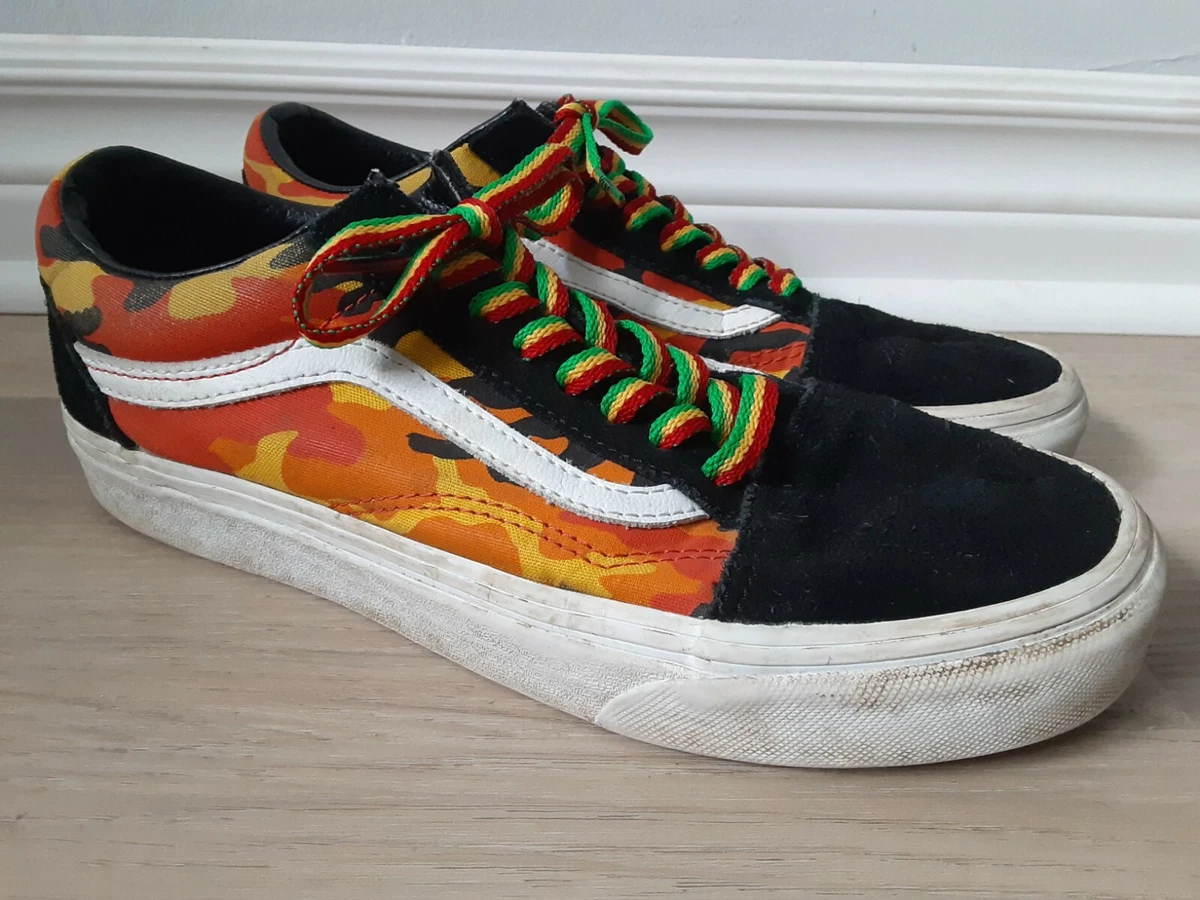black vans with gold