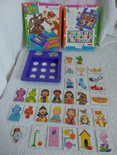 Vtg The Puzzle Place Memory Match Game PBS Missing 4 Pieces Fisher Price 76710