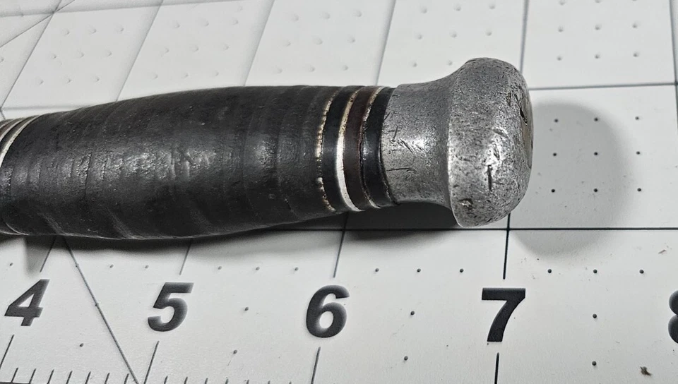 Faca de sobrevivência vintage Remington Dupont Rh-51 escoteiro Segunda Guerra Mundial - Imagem 2 de 4