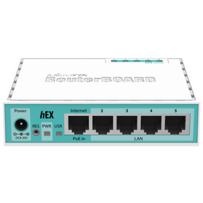 MikroTik LANルーターhEX【RB750Gr3】 Mikrotik hEX RB750Gr3 5-port Ethernet Gigabit Router RouterBOARD