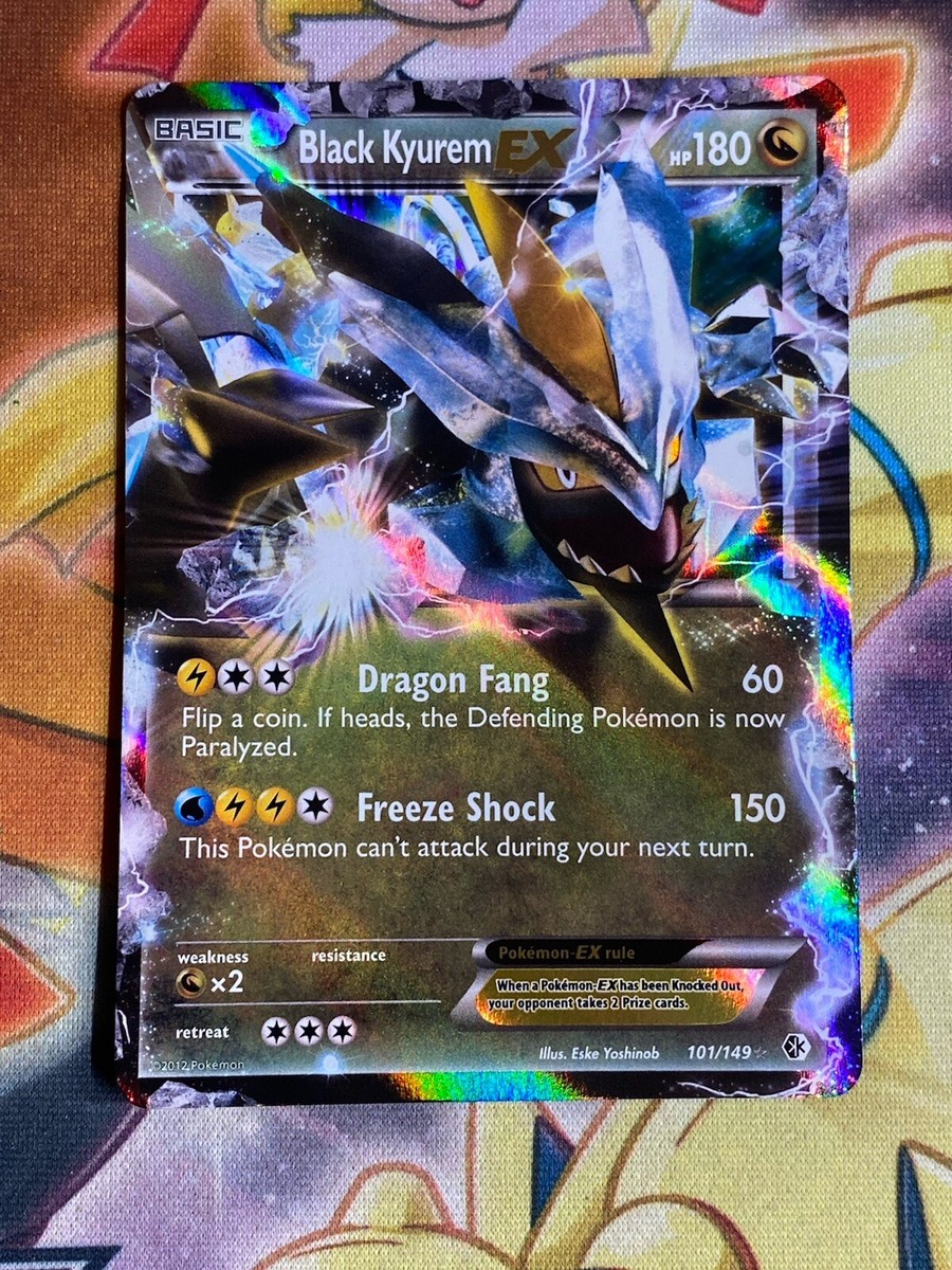Pokémon TCG Black Kyurem-EX Boundaries Crossed 101/149 Holo Pokémon TCG Black Kyurem-EX Boundaries Crossed 101/149 Holo