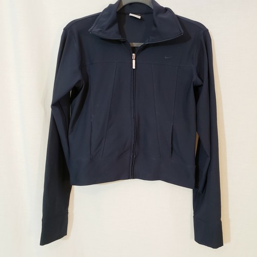 Nike Dri Fit Navy Blue Zip Up Jacket 
