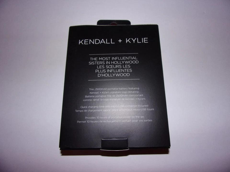 Kendall + Kylie, Portable Power Bank , Provides 10 Hours Of Power / New - Image 2 of 3