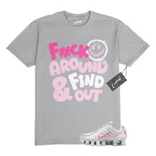 Shox TL Metallic Platinum Pink Foam White Pinksicle T Shirt to Match FF