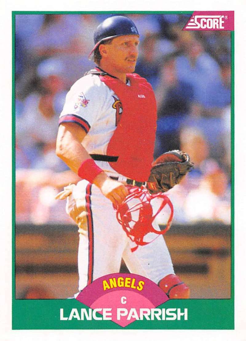Lance Parrish 1989 Score Rookie/Traded #36T Angels ID:19174