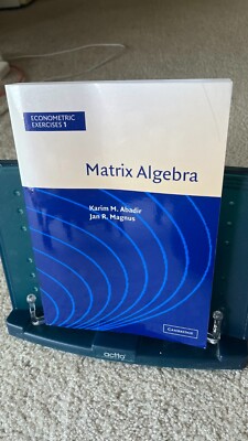 Matrix Algebra  - Paperback - NEVER READ. CLEAN TEXT