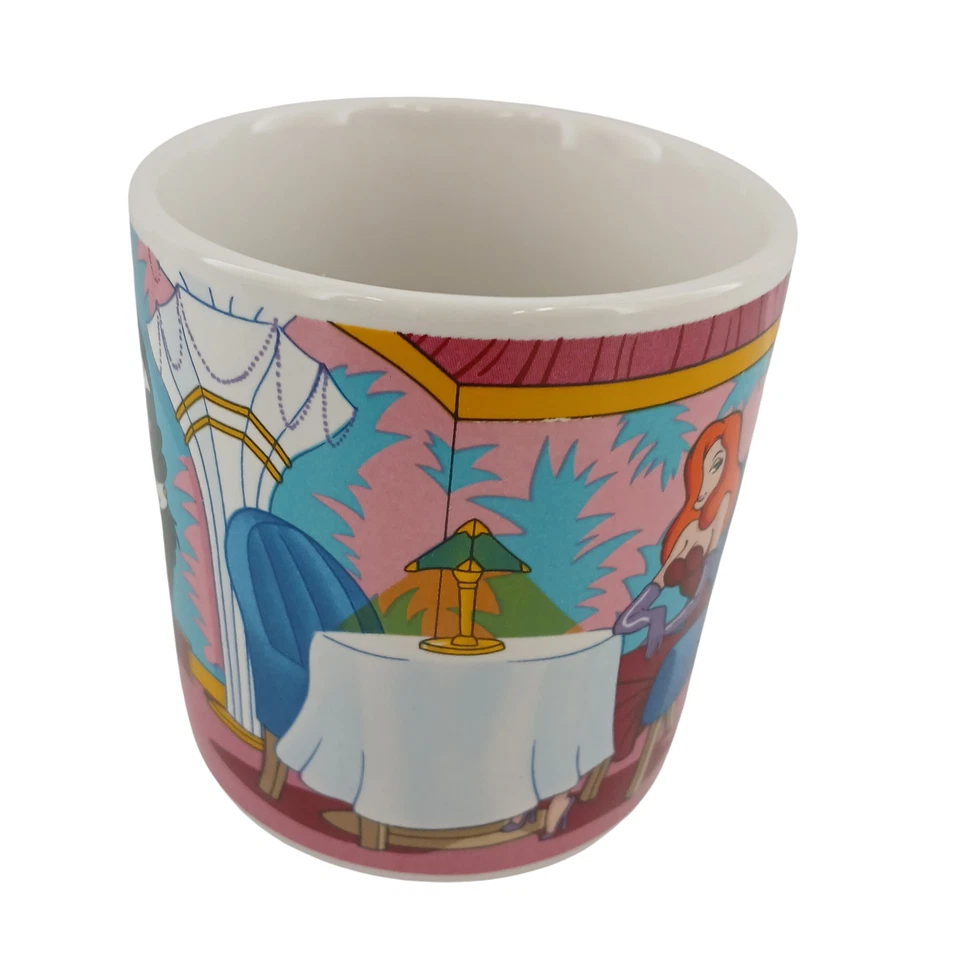 Taza de colección Disney Roger Rabbit 1987 Applause ¿Quieres jugar pattycake toots? con caja Foto 3 de 4